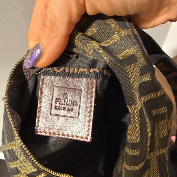 Vintage 1925 Cosmetic Tote Zucca Canvas Mini - Picture 5 of 10